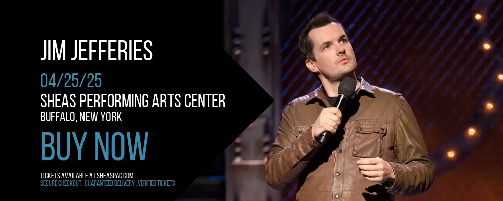 Jim Jefferies at Sheas Performing Arts Center